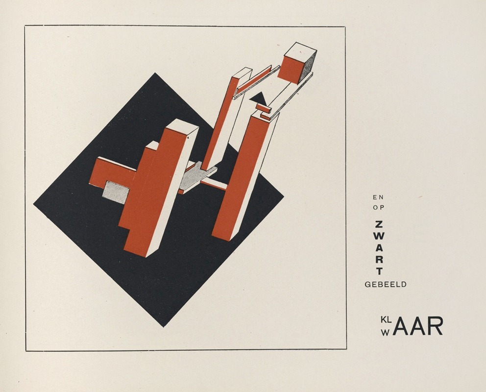 El Lissitzky - Suprematisch worden van tWee kWA drA ten in 6 konstrukties Pl. 10
