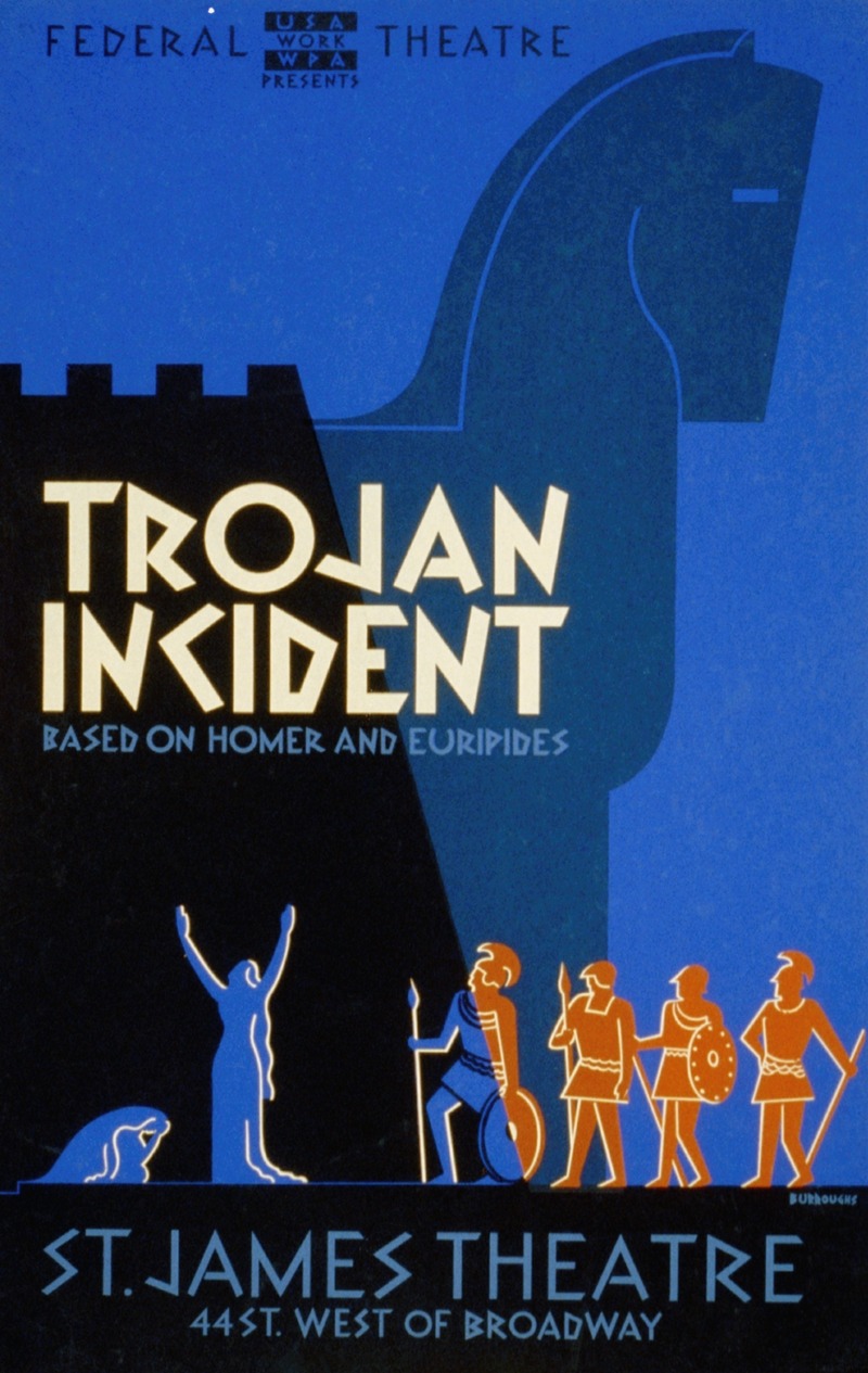 Leslie Bryan Burroughs - Trojan incident