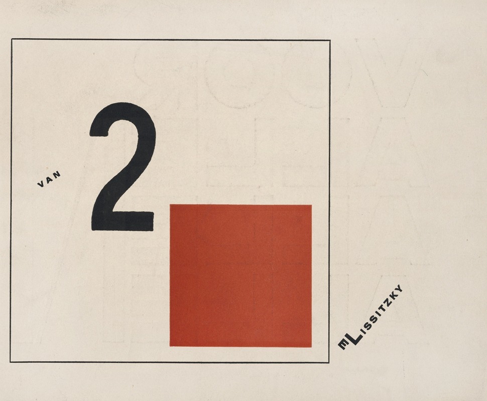 El Lissitzky - Suprematisch worden van tWee kWA drA ten in 6 konstrukties Pl. 2