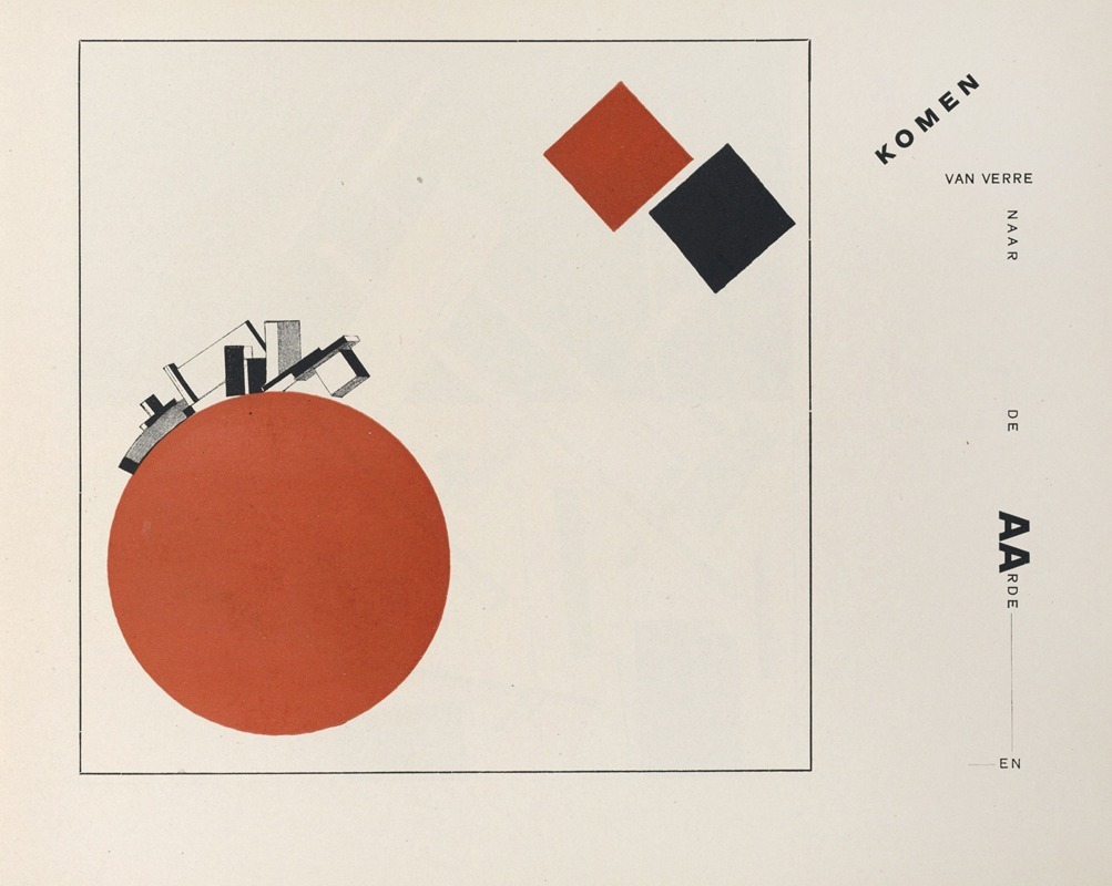El Lissitzky - Suprematisch worden van tWee kWA drA ten in 6 konstrukties Pl. 8