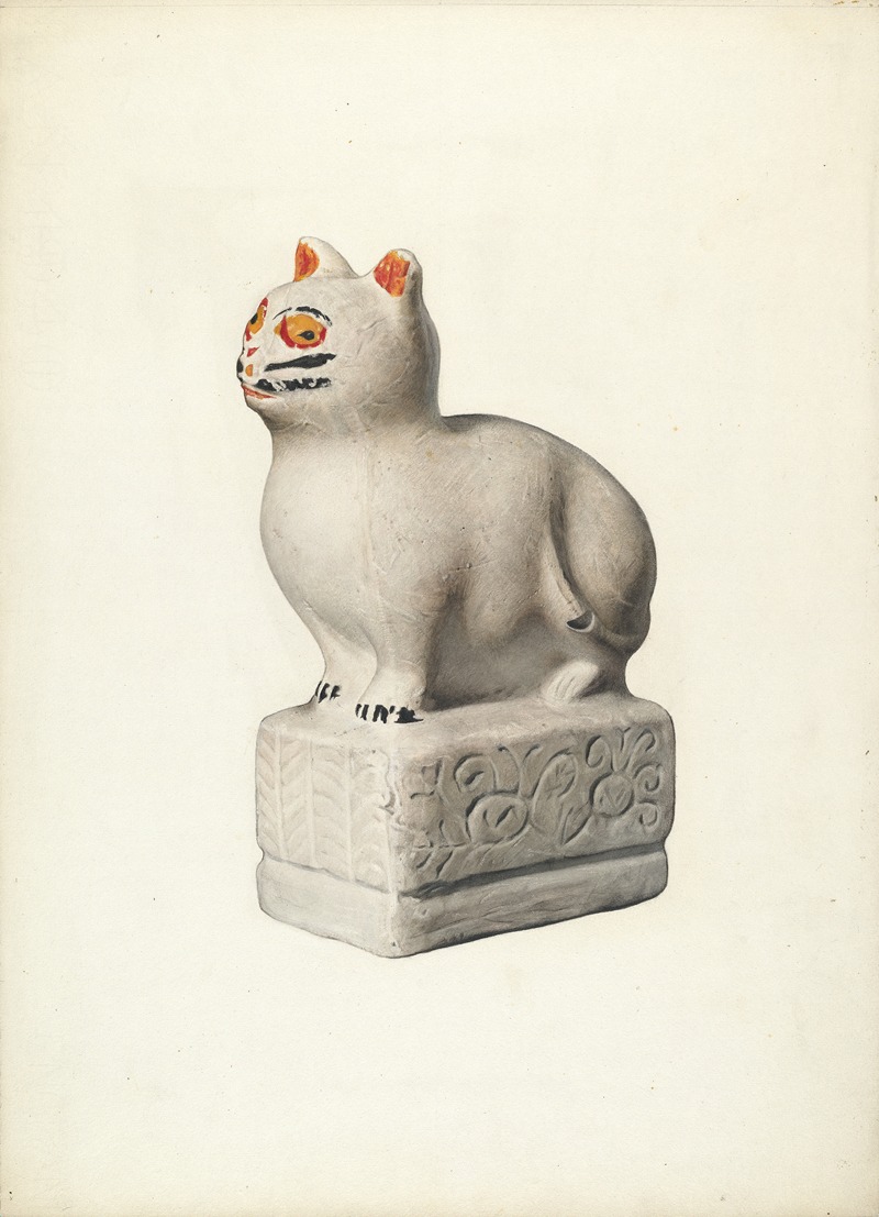 Gertrude Koch - Chalkware Cat