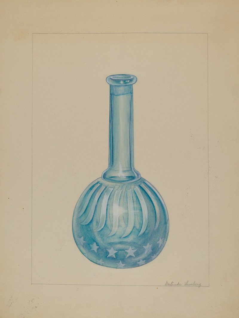 Gertrude Lemberg - Barber Shop Bottle