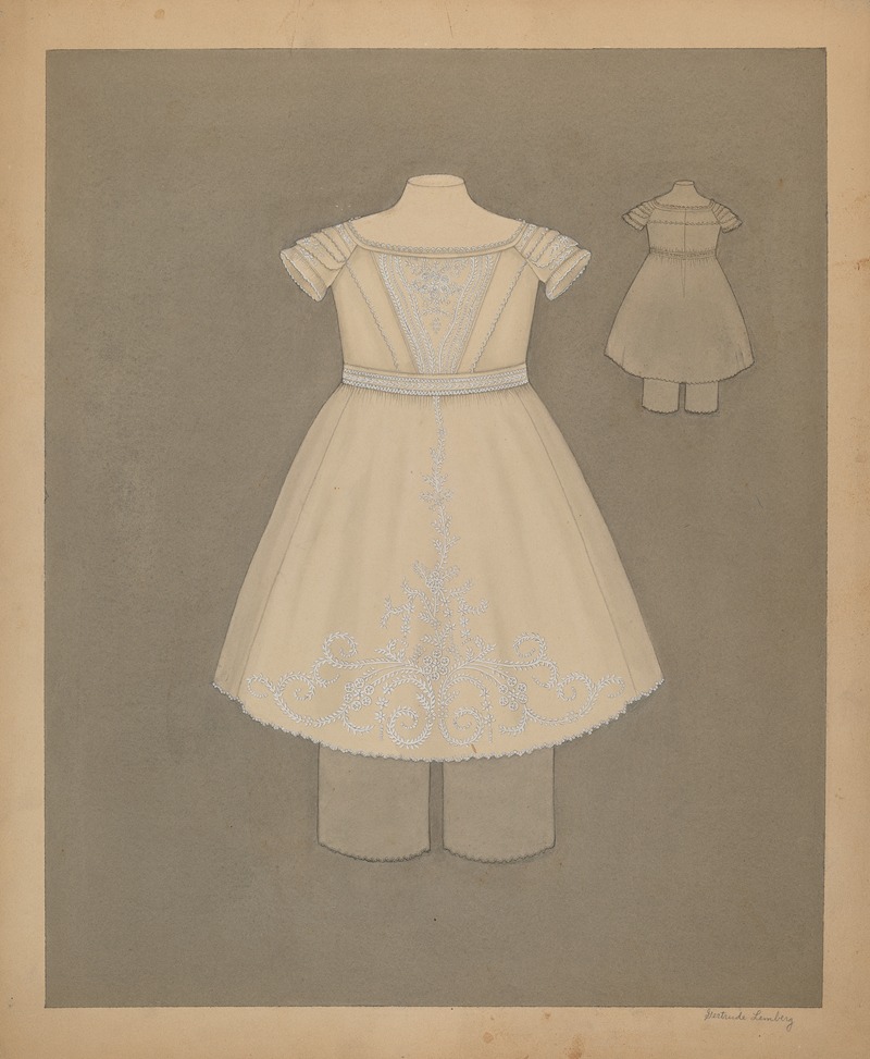 Gertrude Lemberg - Child’s Dress