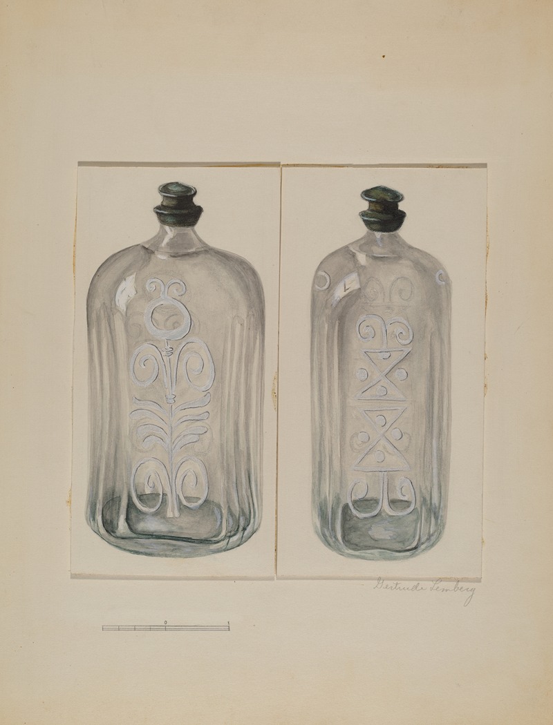 Gertrude Lemberg - Cordial Bottle