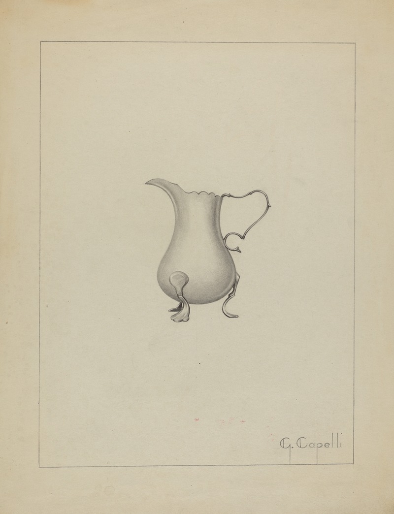 Giacinto Capelli - Silver Creamer