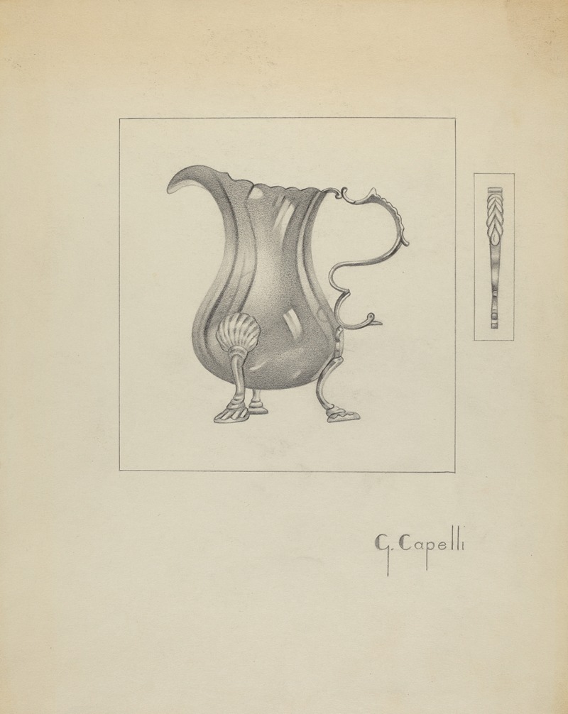 Giacinto Capelli - Silver Creamer