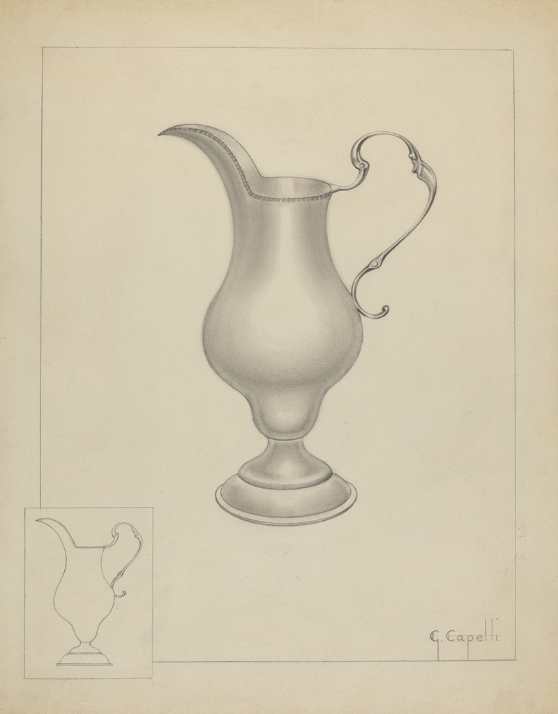 Giacinto Capelli - Silver Creamer