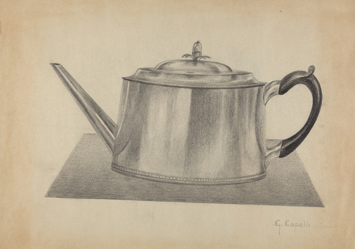 Giacinto Capelli - Silver Teapot