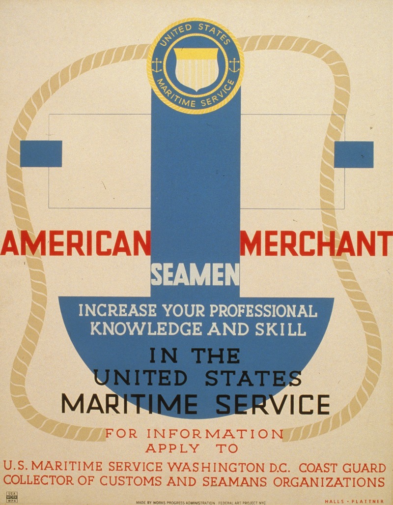 Richard Halls - American Merchant Seamen increase your professional knowledge and skill in the United States Maritime Service