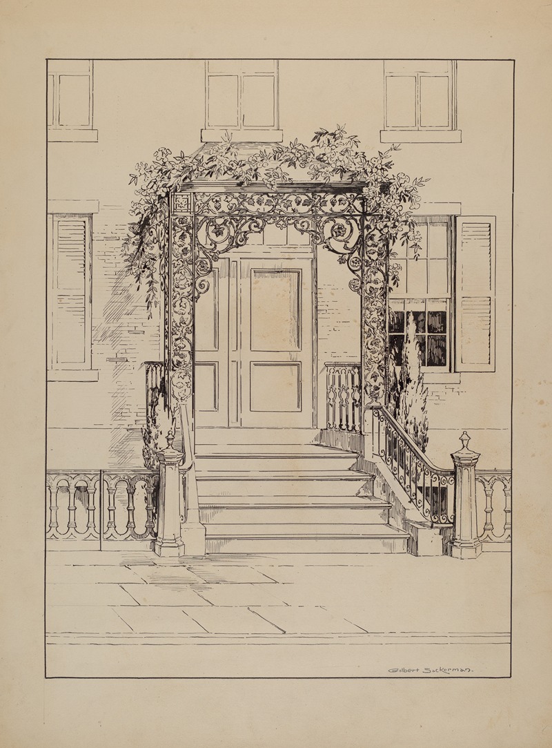 Gilbert Sackerman - Cast Iron Porch