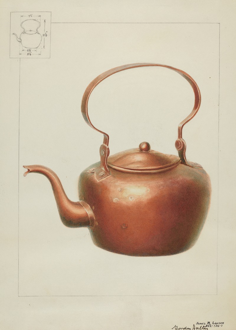 Gordon Saltar - Copper Kettle with Spout