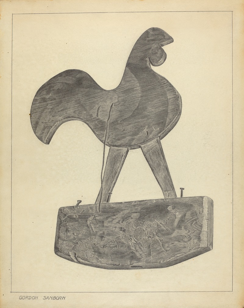 Gordon Sanborn - Cock Weather Vane