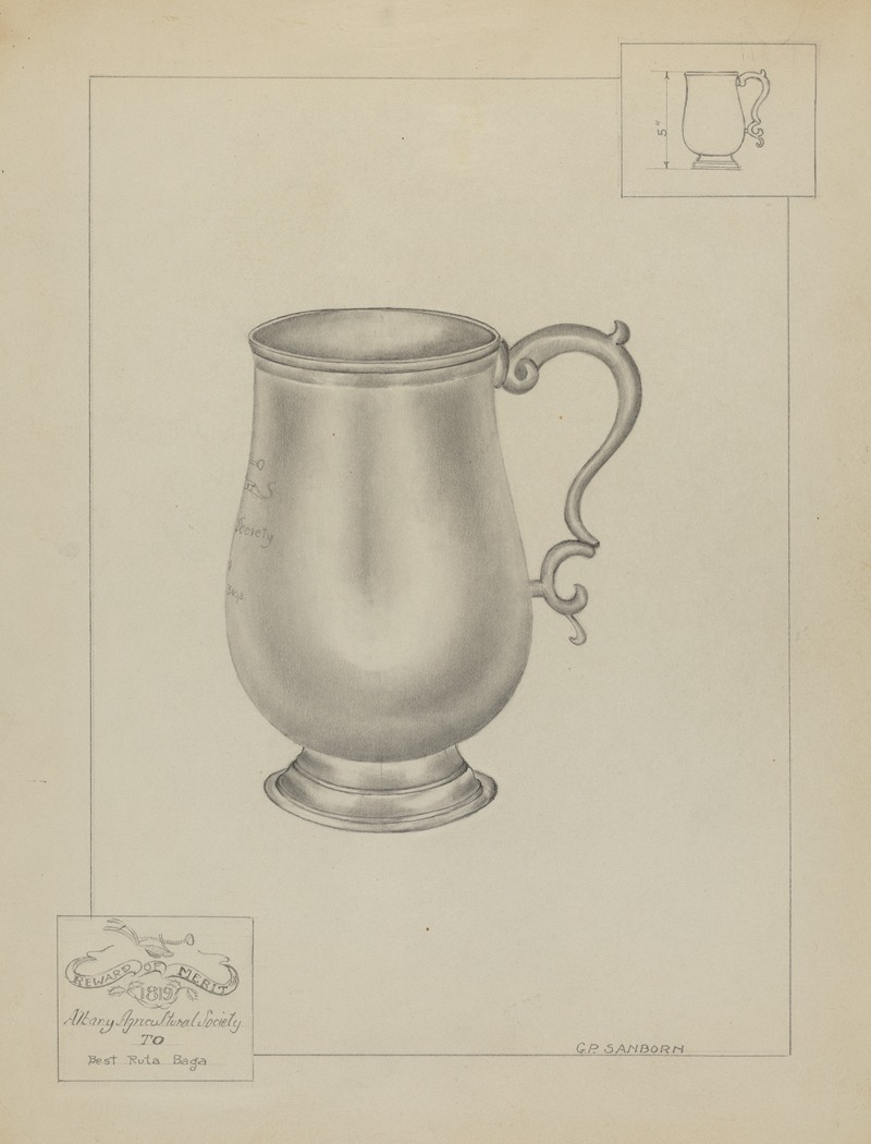 Gordon Sanborn - Silver Mug