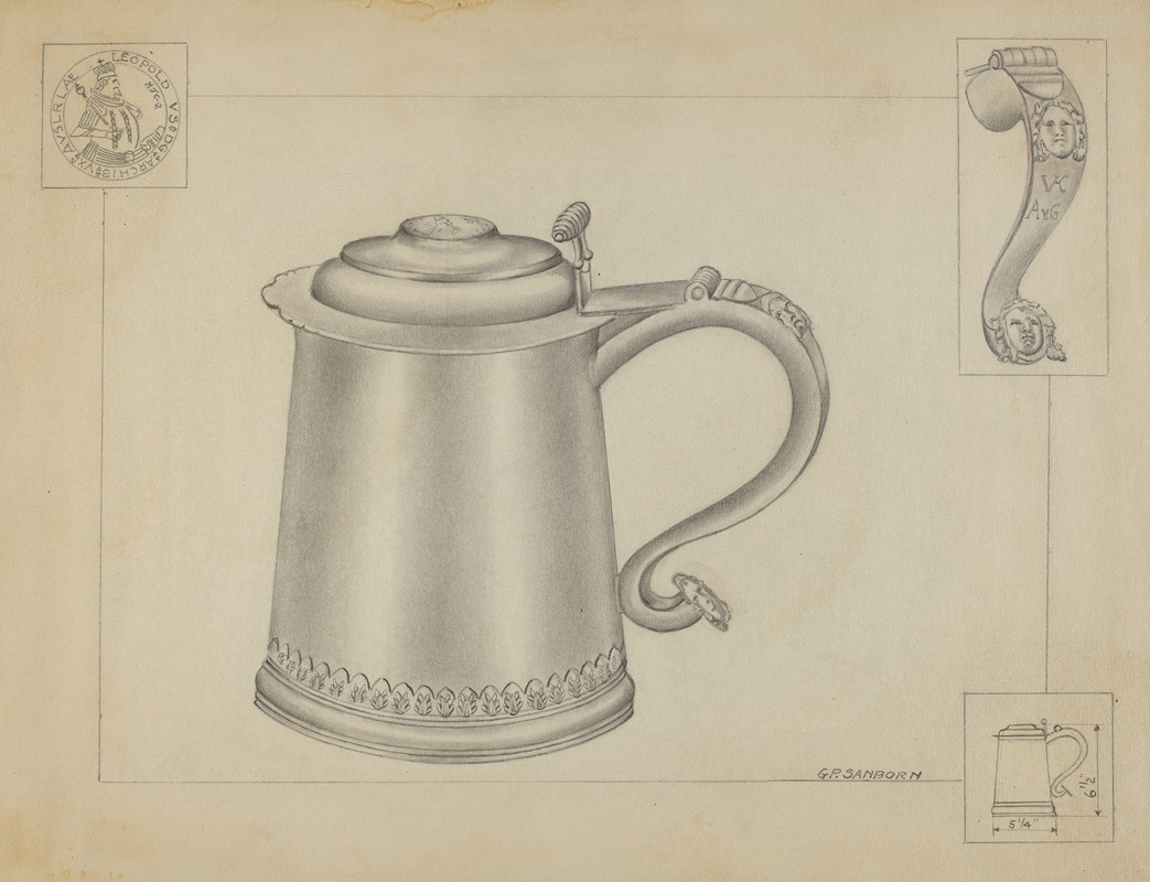 Gordon Sanborn - Silver Tankard