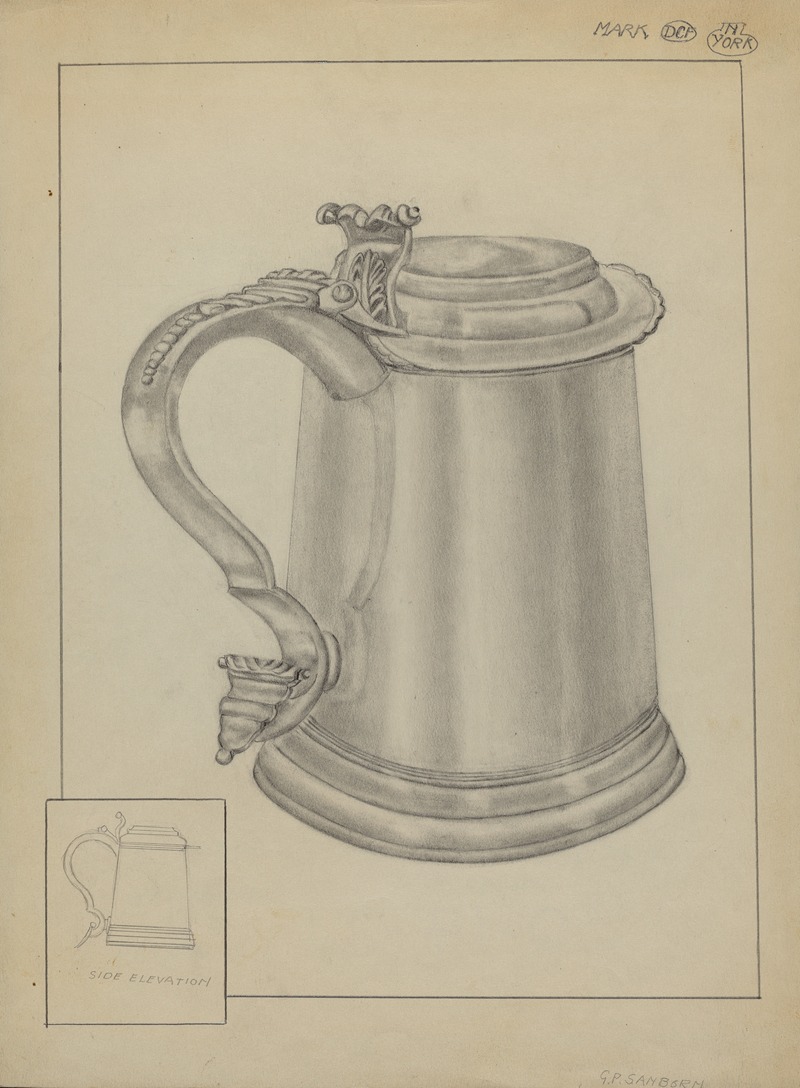 Gordon Sanborn - Silver Tankard