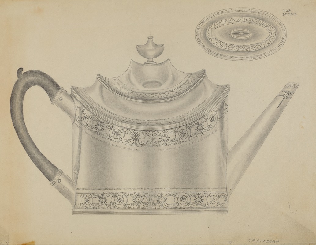 Gordon Sanborn - Silver Teapot