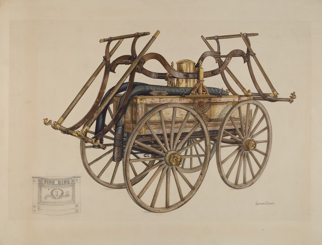H. Langden Brown - Fire Engine