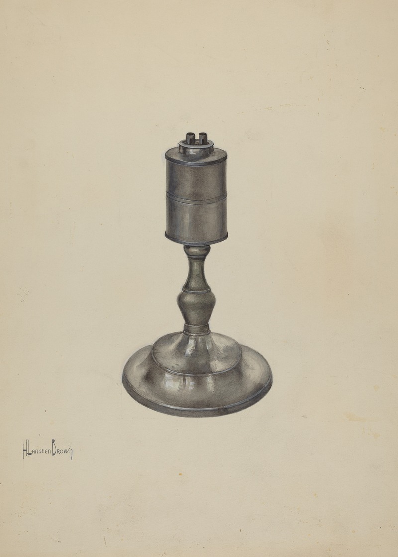 H. Langden Brown - Lamp
