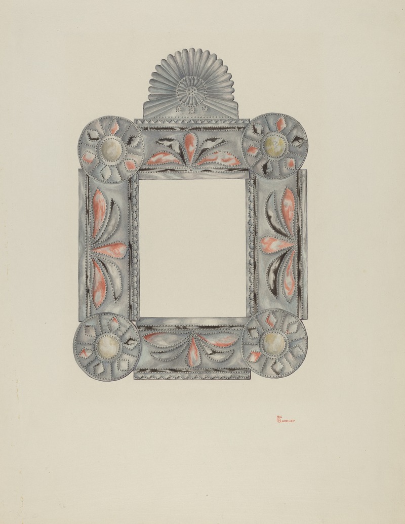 Hal Blakeley - Cut Tin Picture Frame