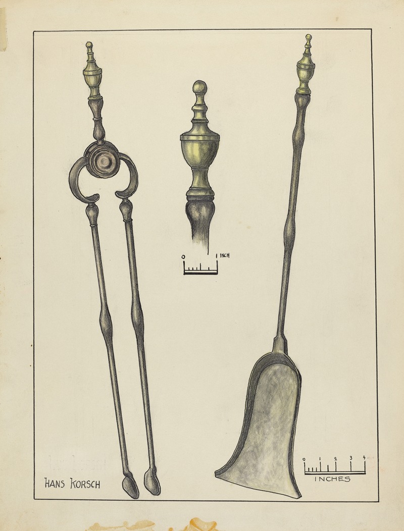 Hans Korsch - Tongs and Shovel