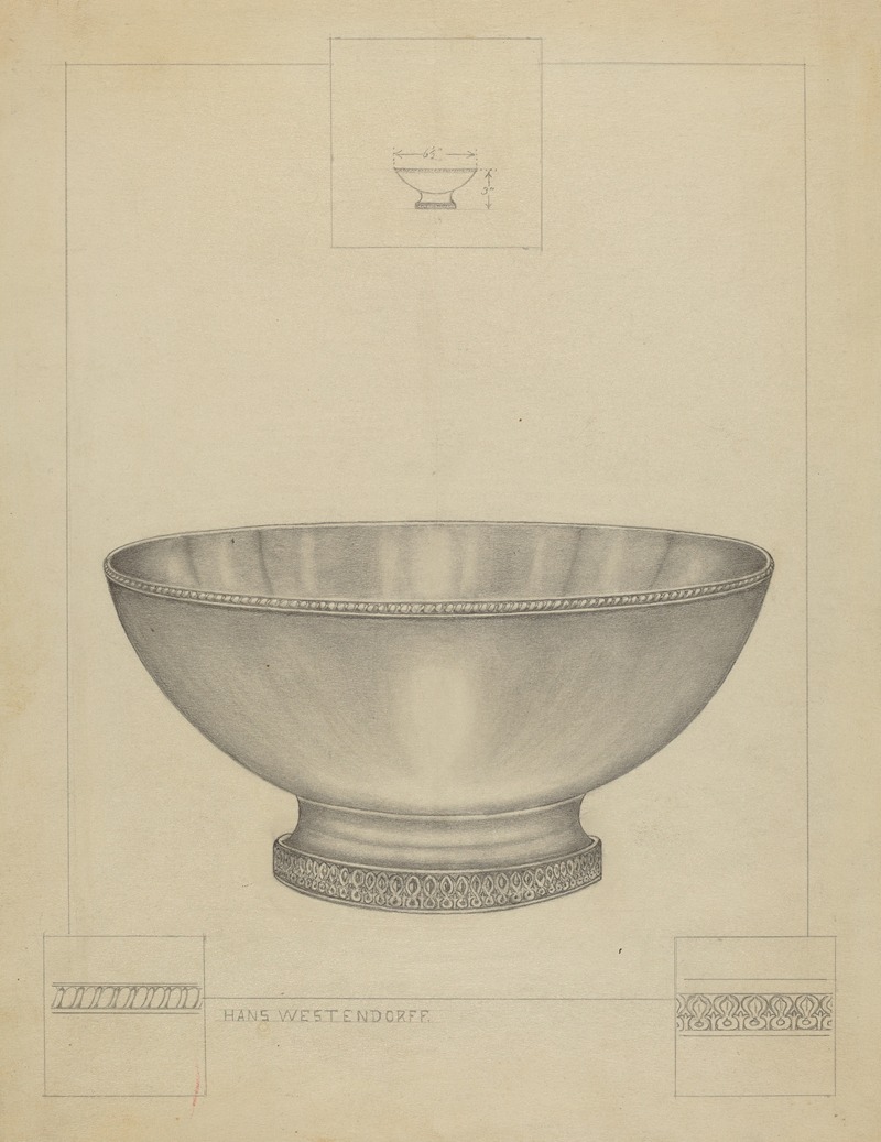 Hans Westendorff - Silver Bowl