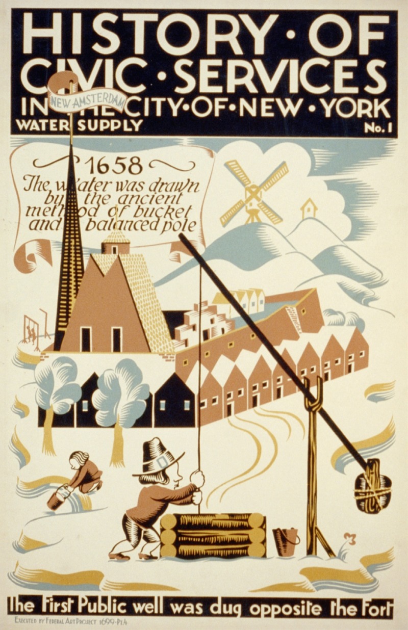 Vera Bock - History of civic services in the city of New York Water supply No. 1