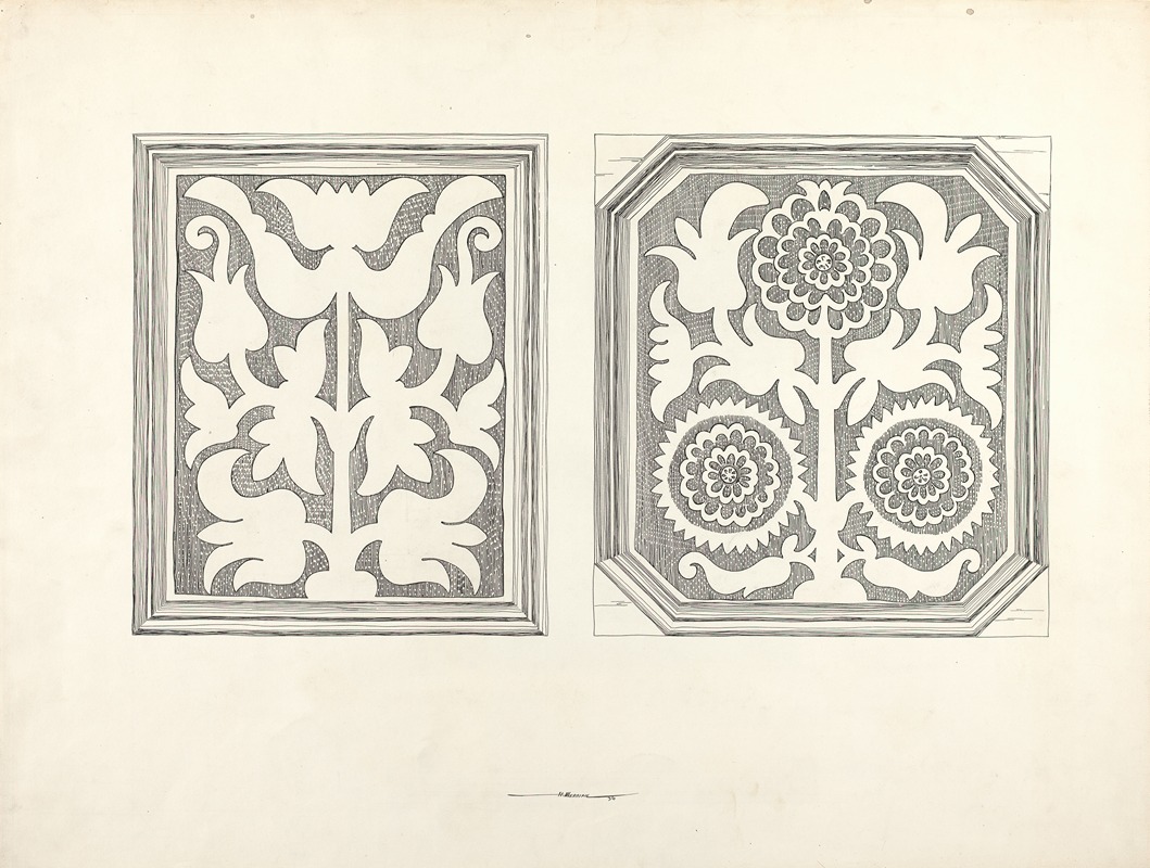 Harold Merriam - Panels from Hartford Chest