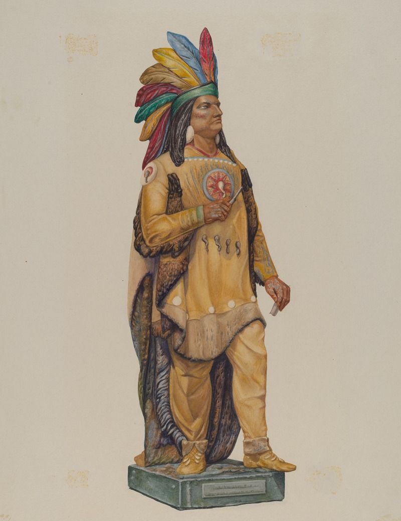 Harriette Gale - Cigar Store Indian