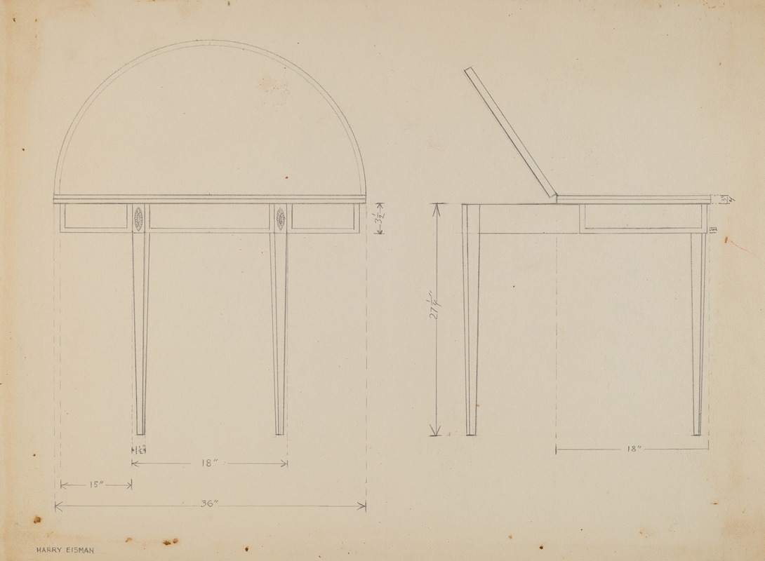 Harry Eisman - Card Table