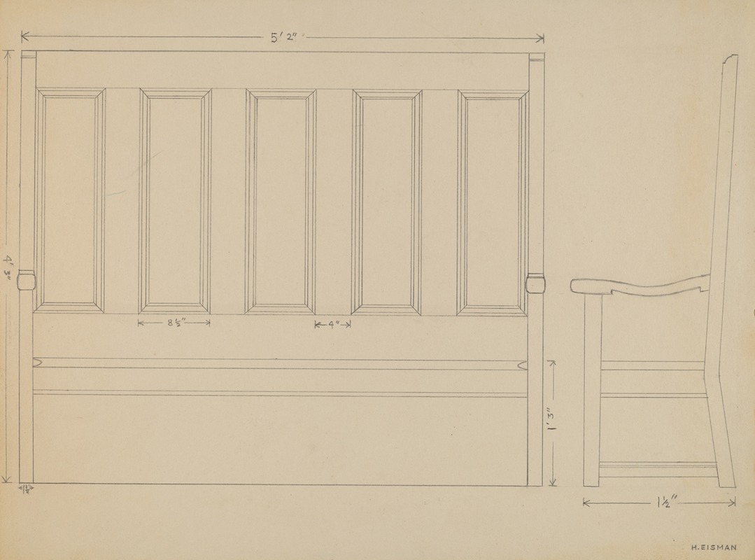 Harry Eisman - Settee