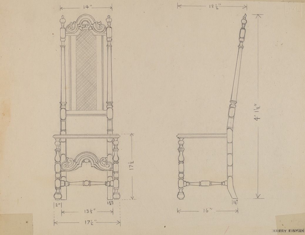 Harry Eisman - Side Chair