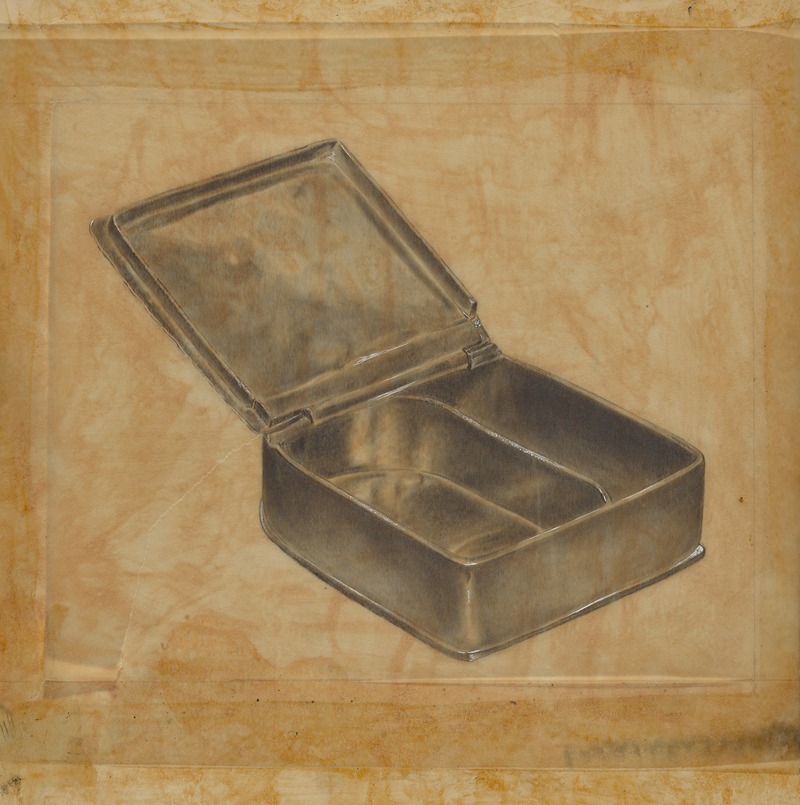 Harry Goodman - Pewter Box with Two Compartments