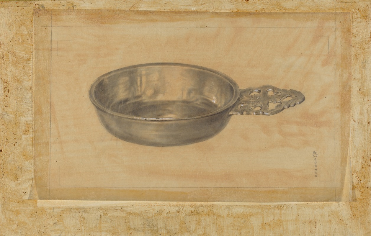 Harry Goodman - Pewter Porringer