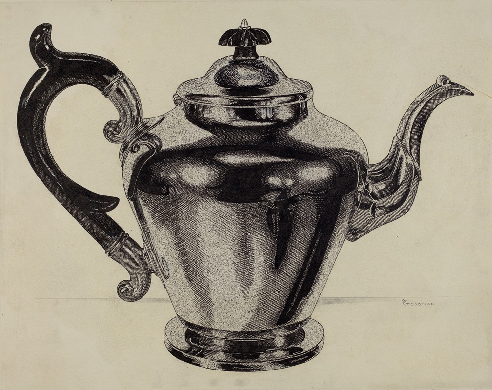 Harry Goodman - Pewter Teapot