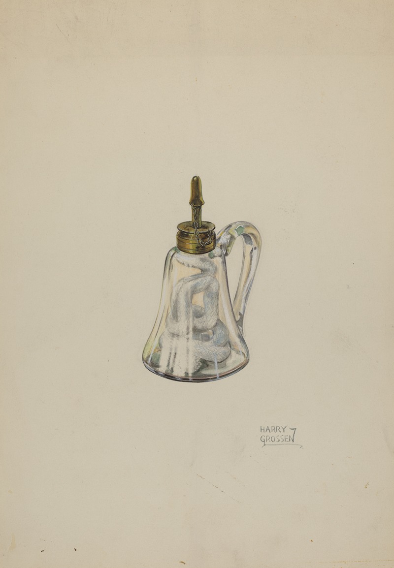 Harry Grossen - Glass Camphene Lamp