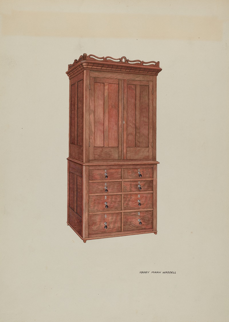 Harry Mann Waddell - Cabinet