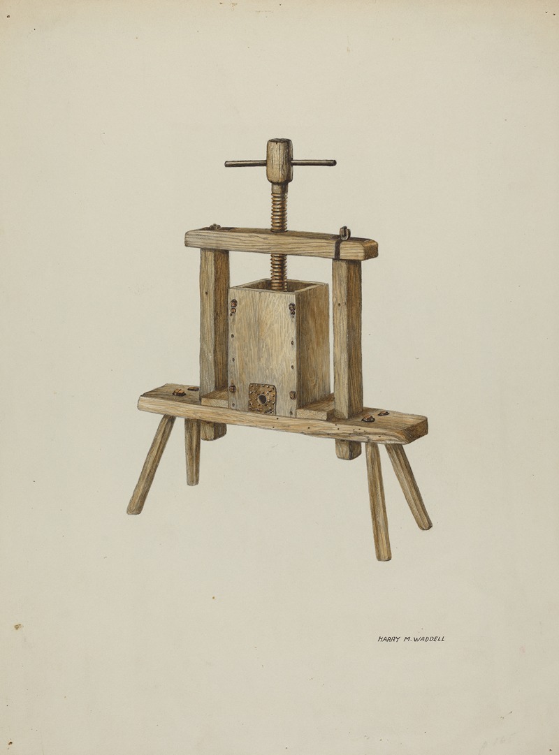 Harry Mann Waddell - Cider Press