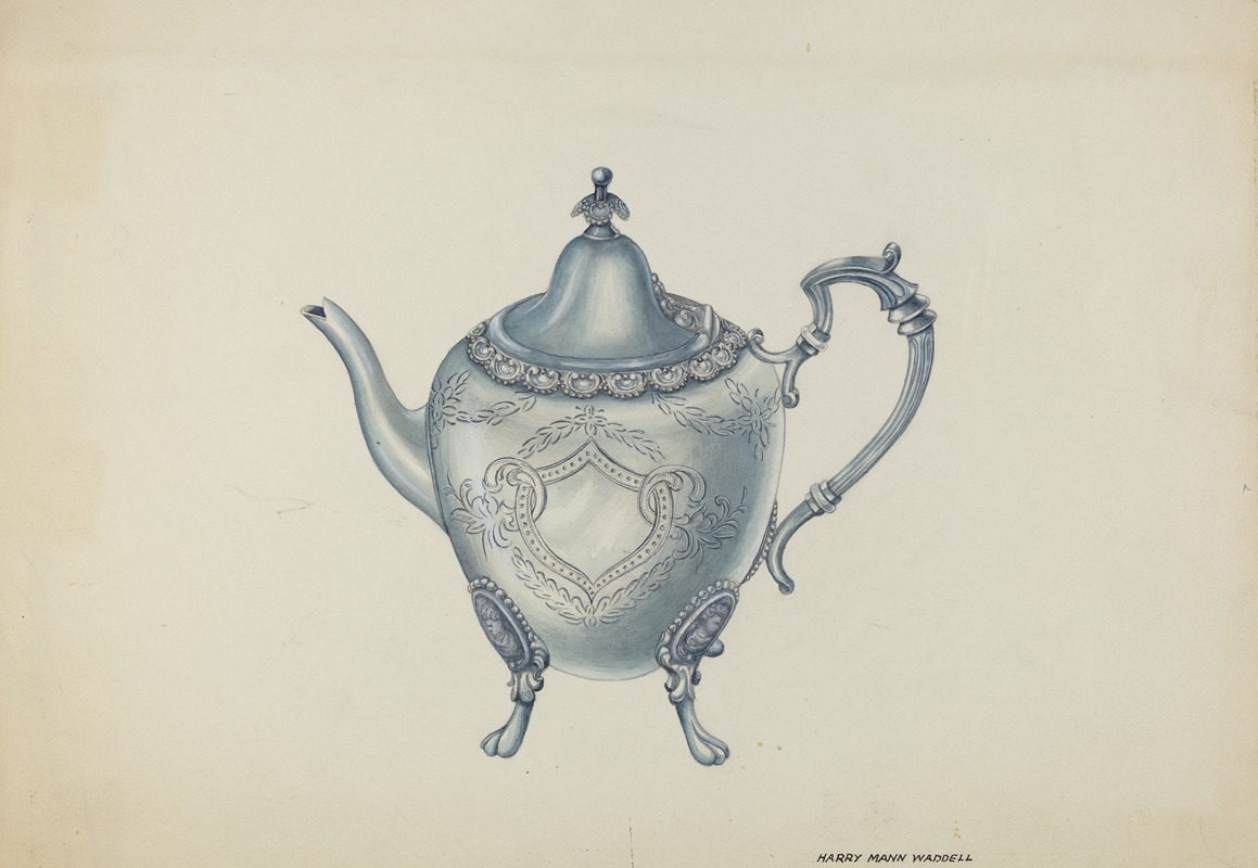 Harry Mann Waddell - Silver Teapot