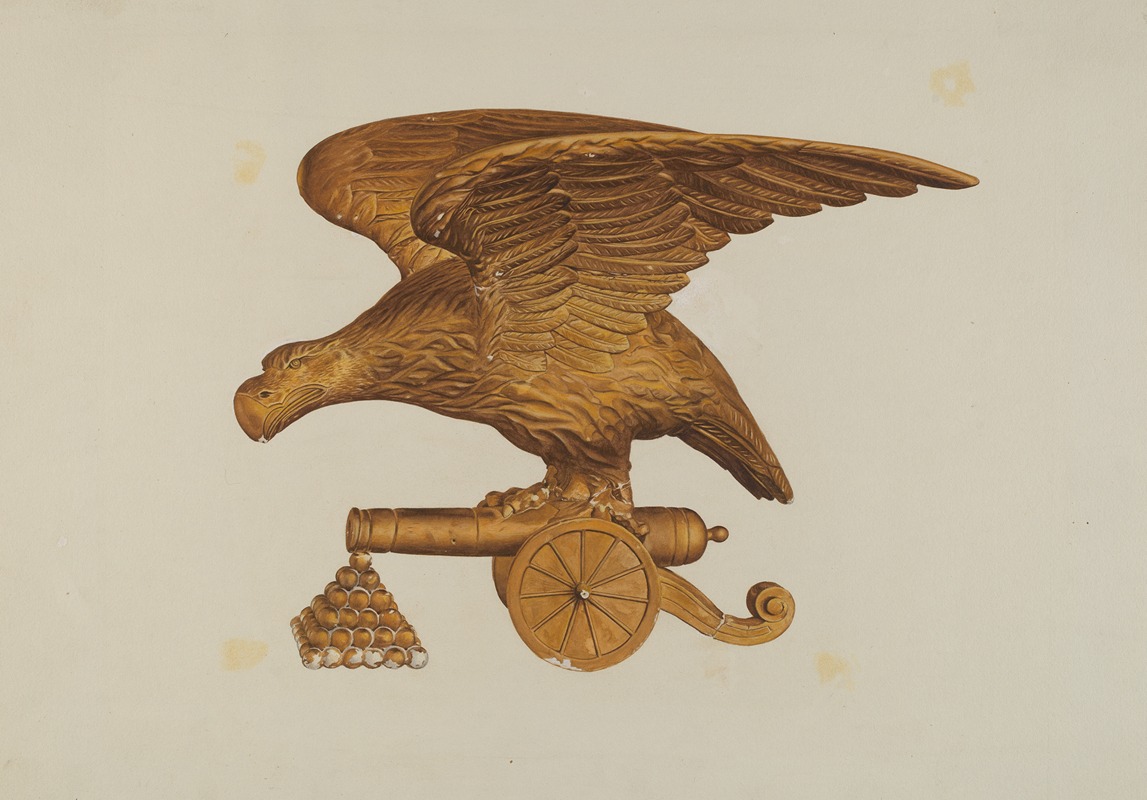 Hazel Hyde - Eagle with Cannon