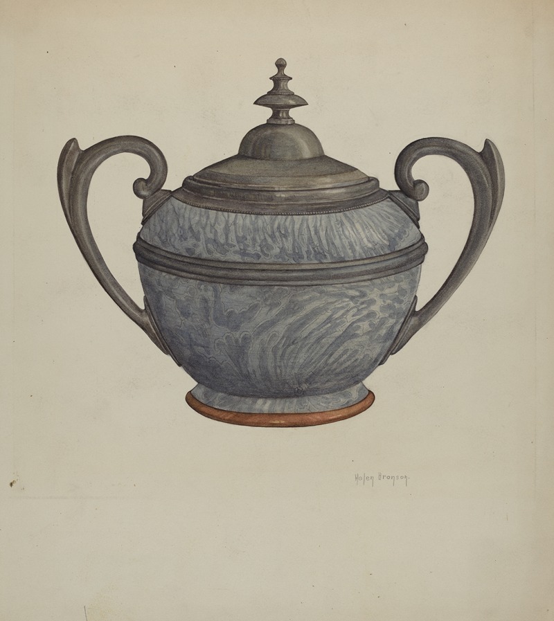 Helen Bronson - Pewter Sugar Bowl