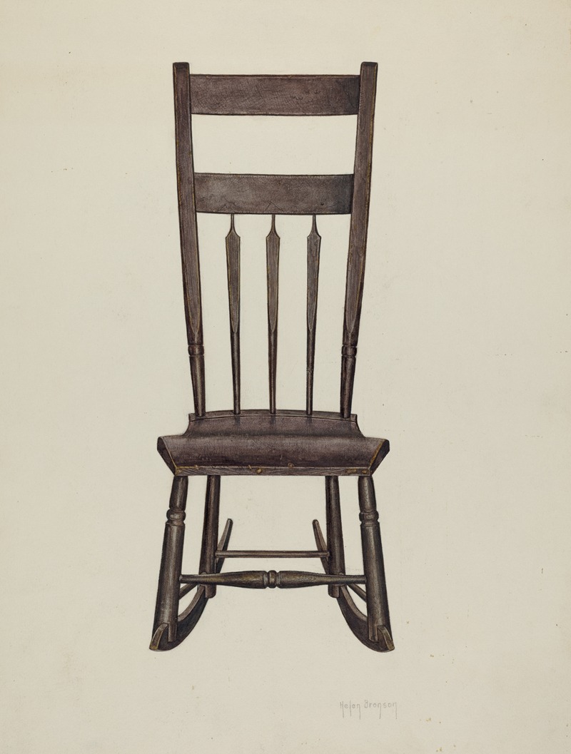 Helen Bronson - Shaker Nursing Chair