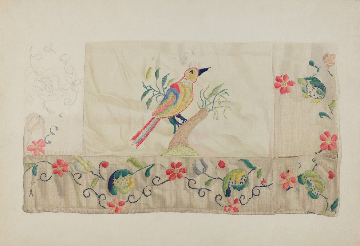 Helen E. Gilman - Crewel Embroidery