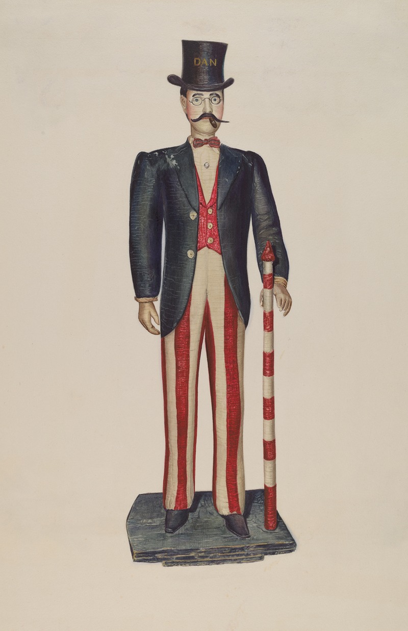 Helen E. Gilman - Dapper Dan Store Figure