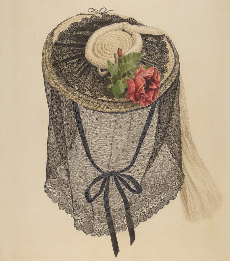 Henry De Wolfe - Lace and Straw Bonnet