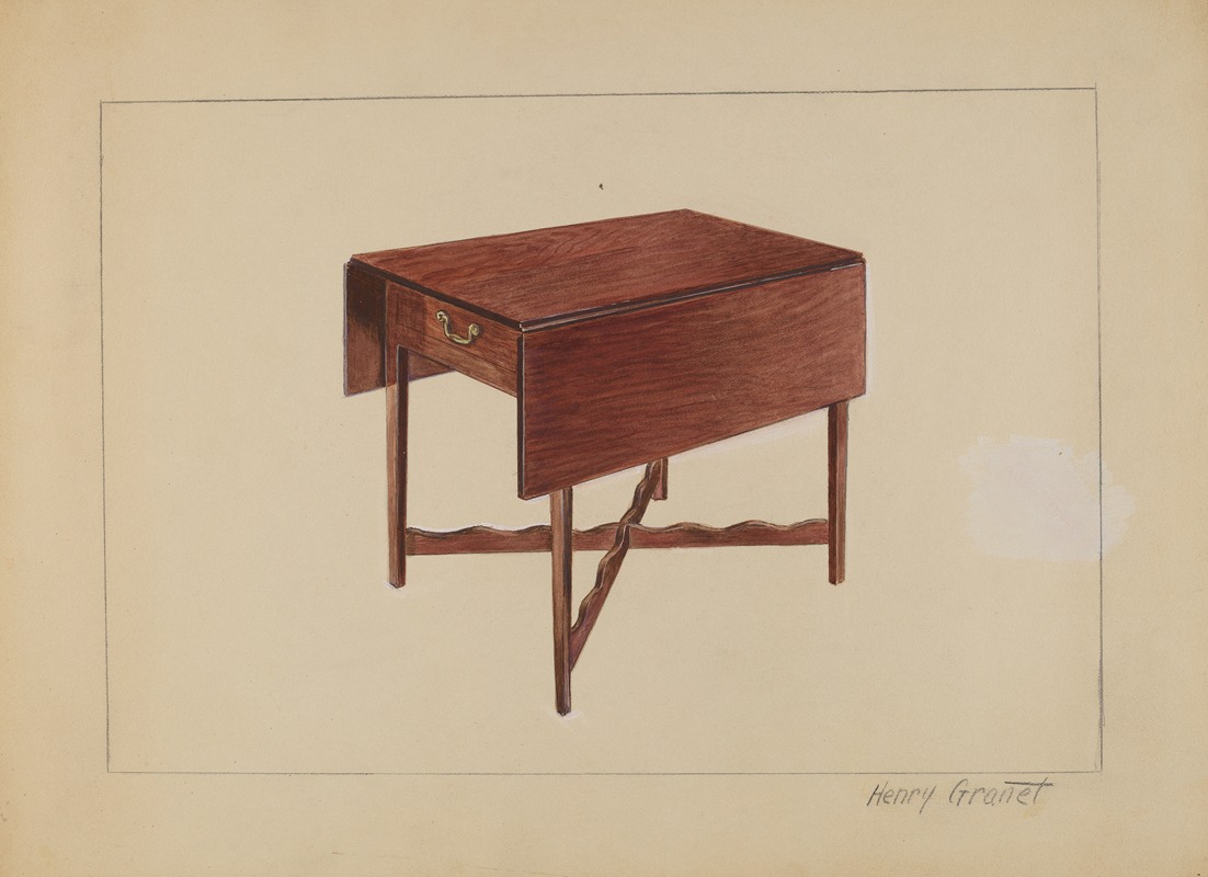 Henry Granet - Drop-Leaf Table