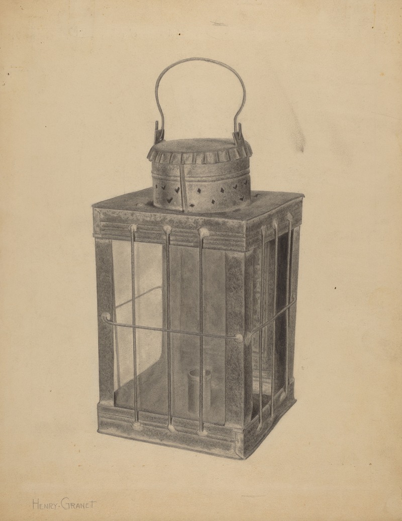 Henry Granet - Lantern for Candle