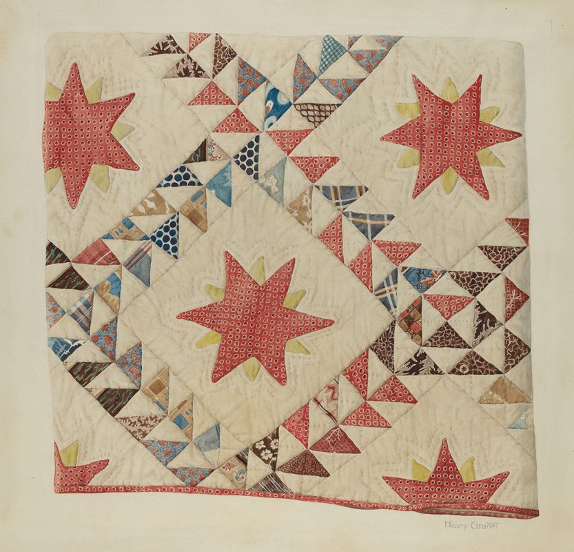 Henry Granet - Quilt (Star and Triangle)