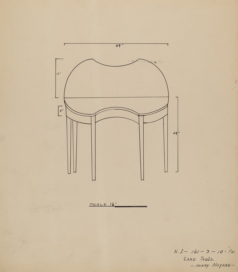 Henry Meyers - Card Table