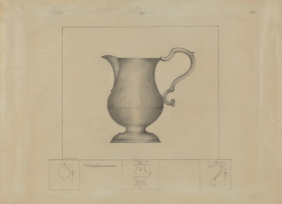 Henry Meyers - Pewter Creamer