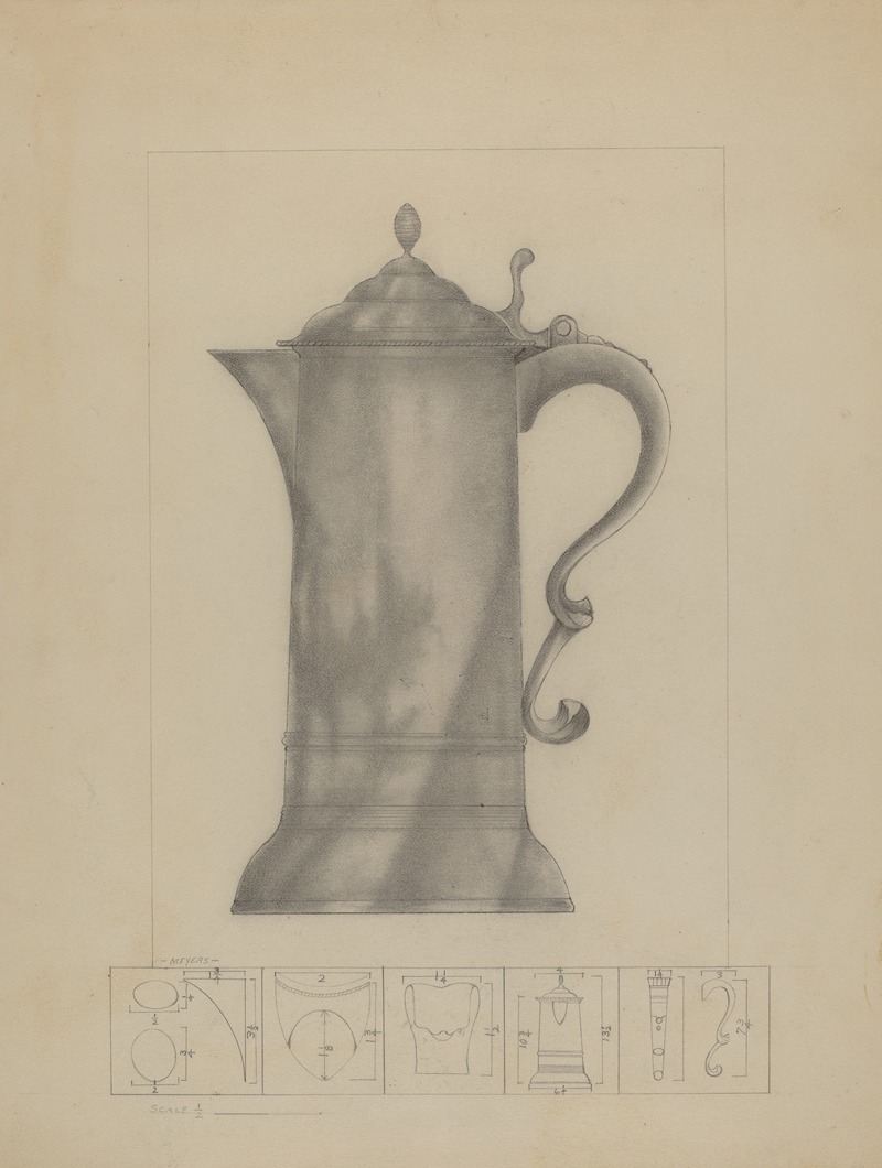 Henry Meyers - Pewter Flagon